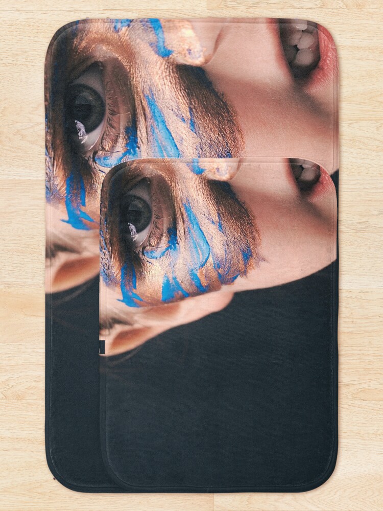 Alternate view of Would You Rather Be An Unknown Superhero or a Famous Villain Bath Mat