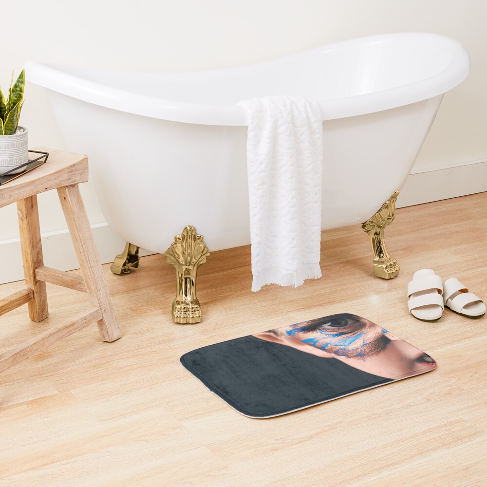 Would You Rather Be An Unknown Superhero or a Famous Villain Bath Mat