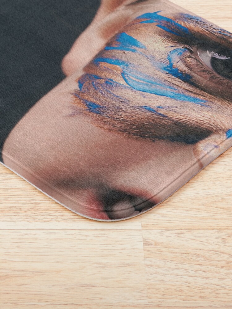 Alternate view of Would You Rather Be An Unknown Superhero or a Famous Villain Bath Mat