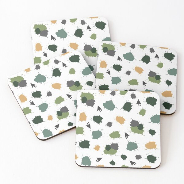 Item preview, Create Art Collection- Green Paint Splats and Arrows designed and sold by CJAura by Claire Jane Johnson.