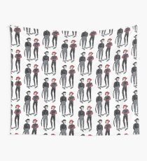 City hipster monkey Wall Tapestry