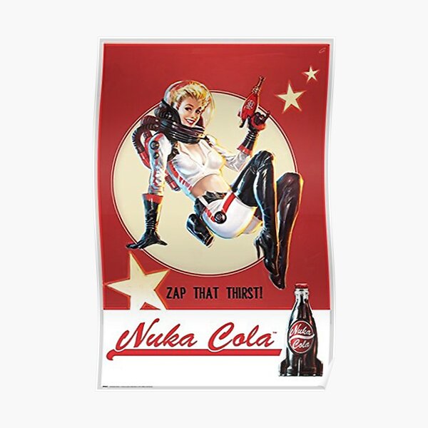 Anuncio de Nuka-Cola - Alta calidad Póster