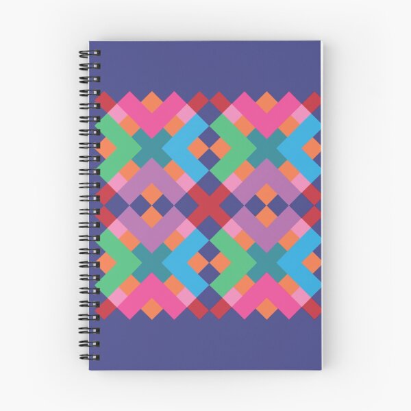 Item preview, Colorful geometric patchwork pattern designed and sold by Anna Lemos.
