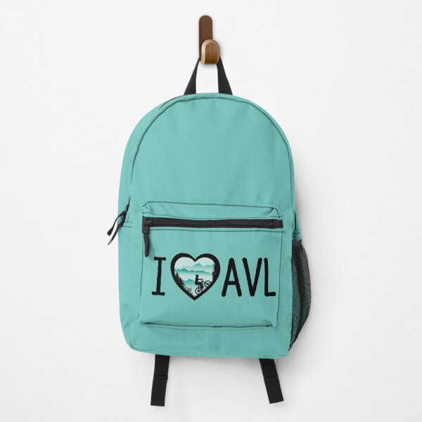 Item preview, I Love Asheville Mountain Biking - Mintgreen designed and sold by Serena's Asheville Merch.