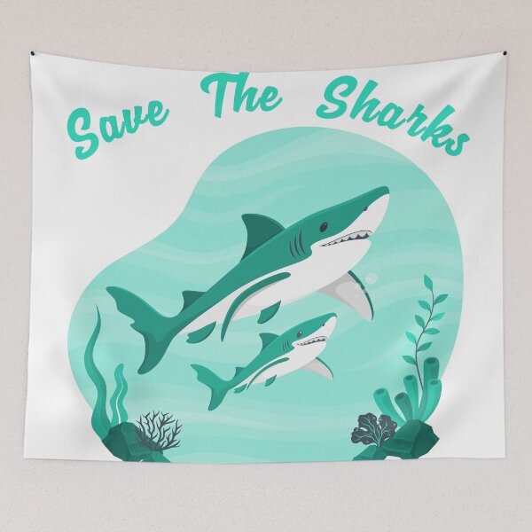 Item preview, Save the sharks designed and sold by gharbi.