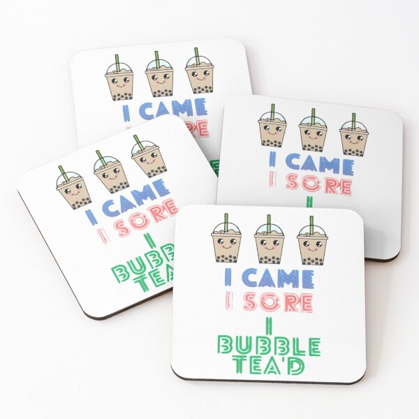 Item preview, I Came, I sore, I Bubble Tea'd funny cute Bubble Tea design designed and sold by TheHappyK.