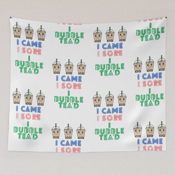 Item preview, I Came, I sore, I Bubble Tea'd funny cute Bubble Tea design designed and sold by TheHappyK.