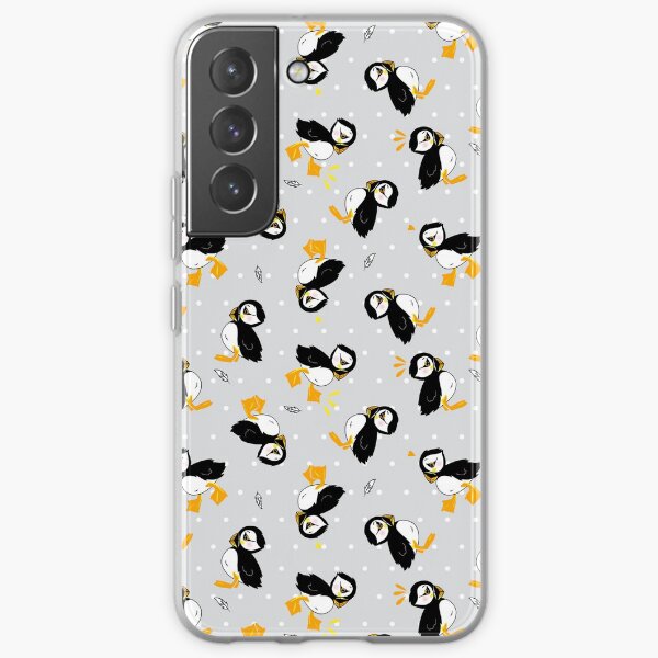 Multitude de Puffins Macareux d'Ecosse Coque souple Samsung Galaxy