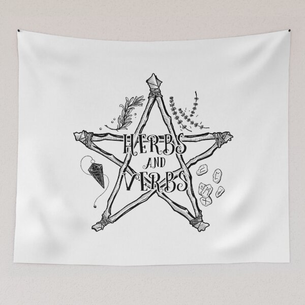 Item preview, Herbs and Verbs. designed and sold by Curioccult.