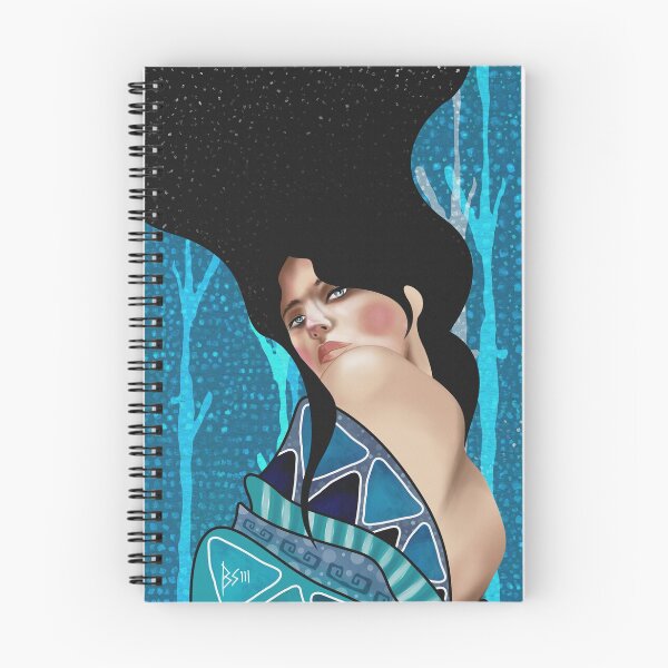 Item preview, The rising blue lady  designed and sold by Digipaintings.