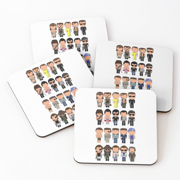 Item preview, Action Tough Guy Movie Icons - "Vector-Eds" designed and sold by TwistedKoala.