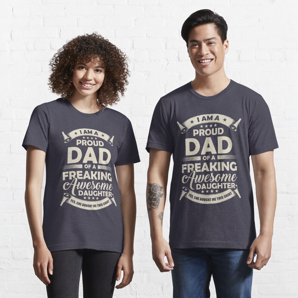 Proud Of Dad Of An Awesome Daughter Philadelphia Phillies T Shirts