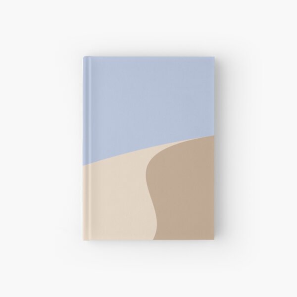 Minimalist yellow Sand Dune Desert Hardcover Journal