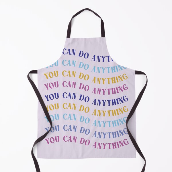 Item preview, You Can Do Anything Wavy Retro Motivational Quote designed and sold by MarzStudio.