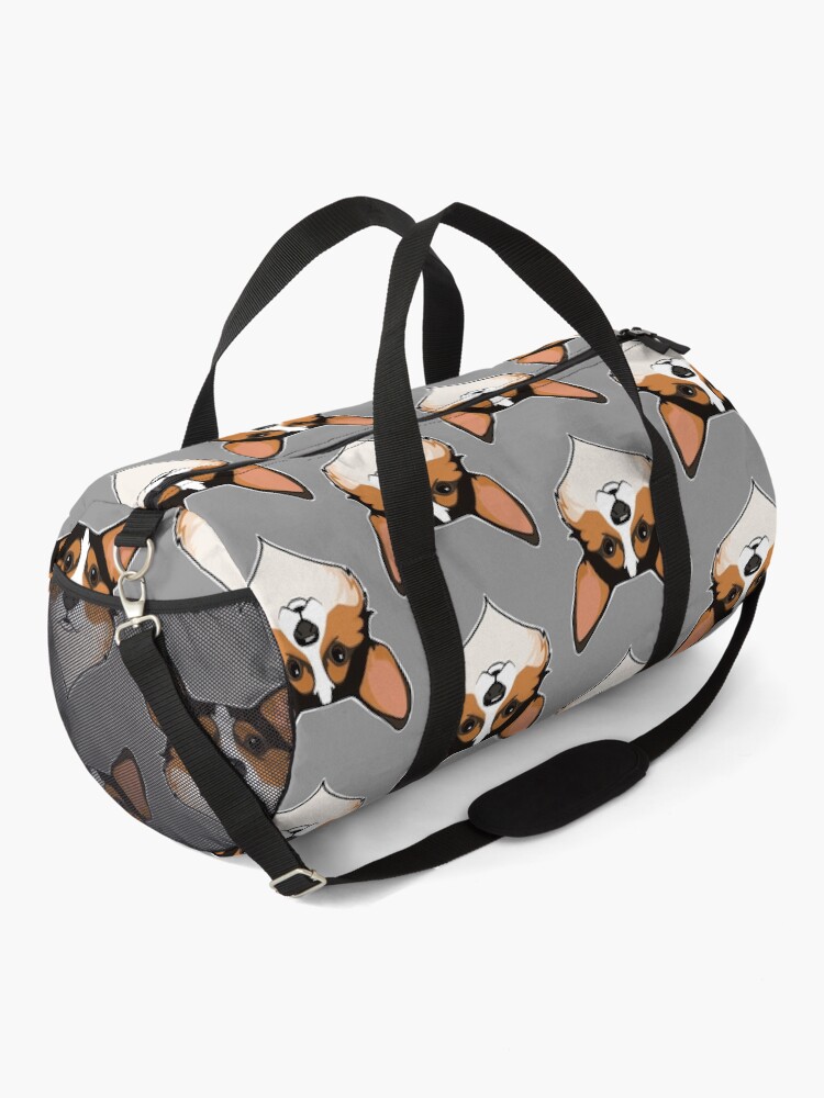 Alternate view of Tri color Corgi Duffle Bag