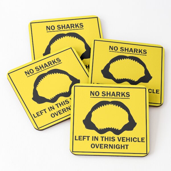 Item preview, No Sharks Left in Vehicle Overnight designed and sold by CreativeTwins.