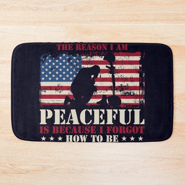 Item preview, Don't ever think that The reason I am Peaceful Veteran designed and sold by mmos.