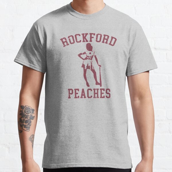 Rockford Peaches Baseball Unisex Retro T-shirt