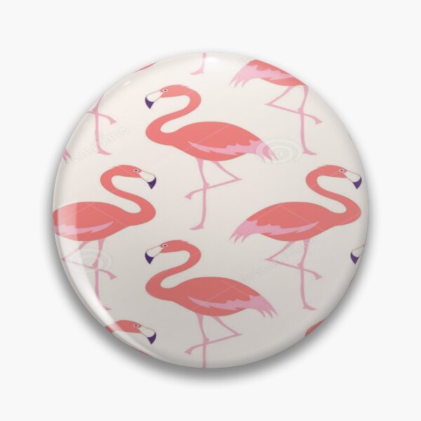 Item preview, Cartoon Flamingos Pattern designed and sold by sarafianoss.