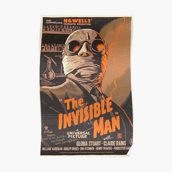 The Invisible Man (1933) Original Movie Poster Poster