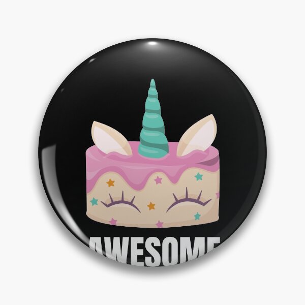 Item preview, Awesome since 2011 - Unicorn cake birthday present designed and sold by Watersolution.