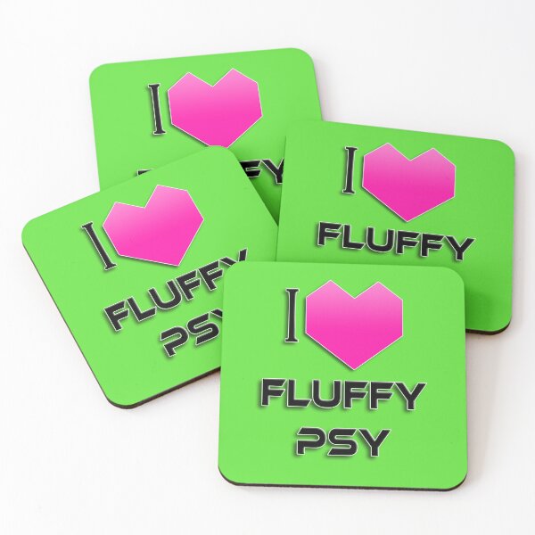 Item preview, I Love Fluffy Psy - Pink designed and sold by NoMatterLab.