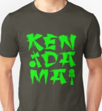 Kendama Block, neon green Slim Fit T-Shirt