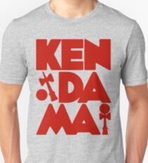 Kendama Block, red Slim Fit T-Shirt