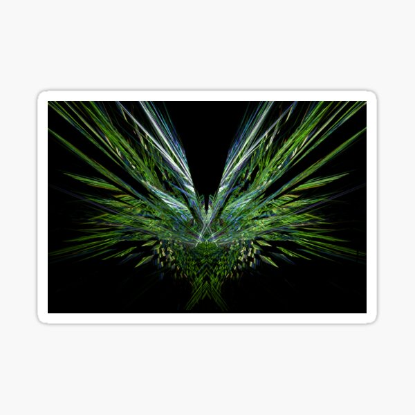 Green Wing Sticker