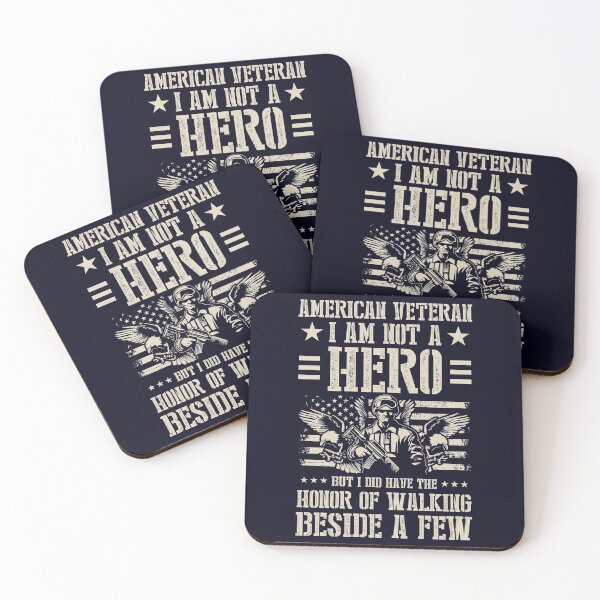 Item preview, American Veteran I'm not a Hero designed and sold by mmos.