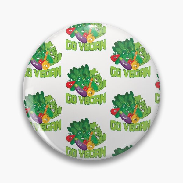 Item preview, Go Vegan Vegan Veganism Colorful vegetables designed and sold by tarek25.