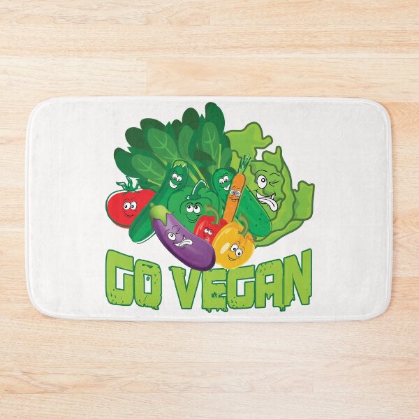 Item preview, Go Vegan Vegan Veganism Colorful vegetables designed and sold by tarek25.