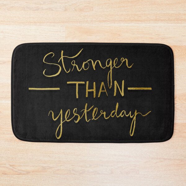 Item preview, stronger than yesterday-golden metallic designed and sold by subtlesketches.