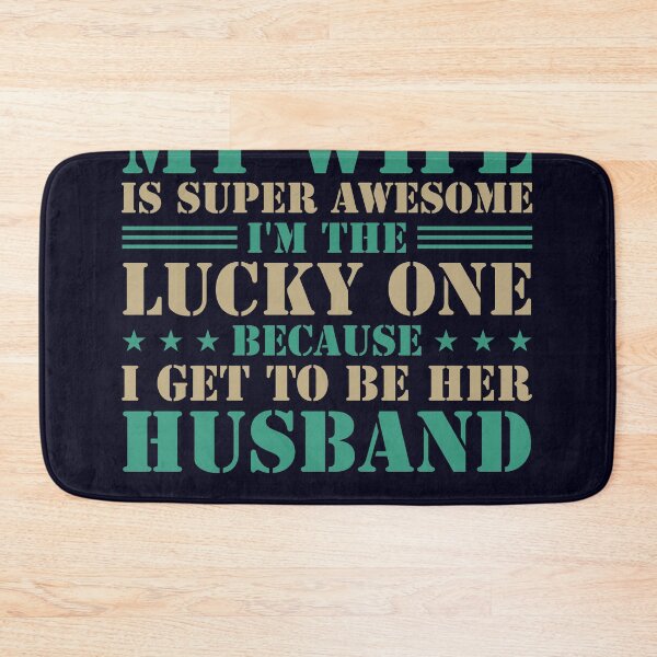 Item preview, I'm the lucky One because I get to be her Husband designed and sold by mmos.