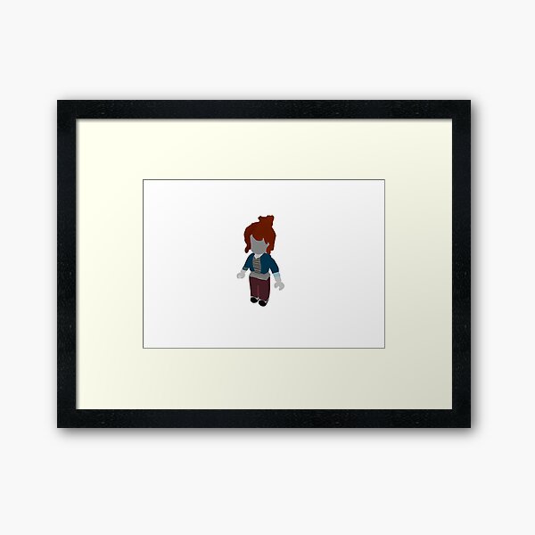 Roblox Girl Wall Art Redbubble - roblox avatar editor yandere life how to get robux zephplayz