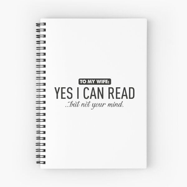 Item preview, To my wife...yes I can read designed and sold by Bubsart78.