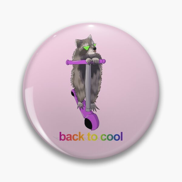 Item preview, Back to cool raccoon on scooter designed and sold by annoyingarts.