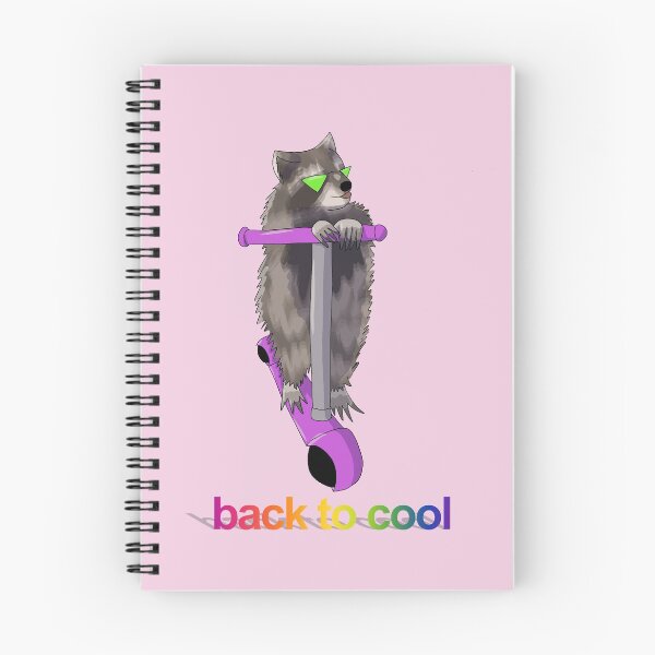 Item preview, Back to cool raccoon on scooter designed and sold by annoyingarts.