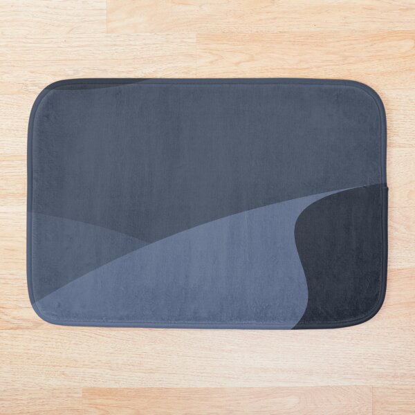 Minimalist Desert at Night Bath Mat