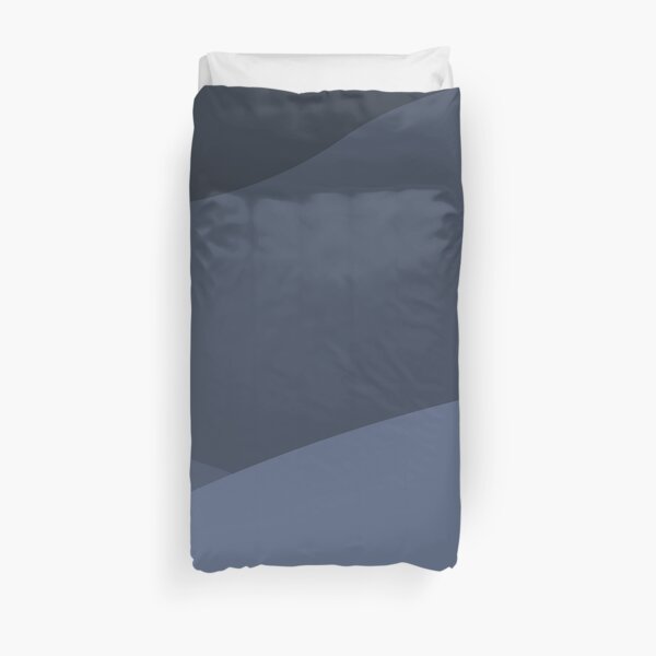 Minimalist Desert at Night Duvet Cover