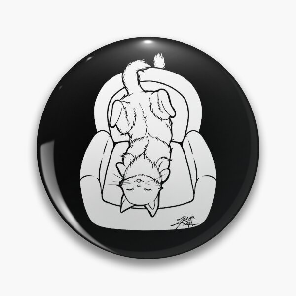Item preview, Cute Couch Potato Cat Illustration designed and sold by ZaryaKiqo.