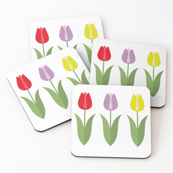 Item preview, Three Colourful Tulips designed and sold by urbanbuzzz.