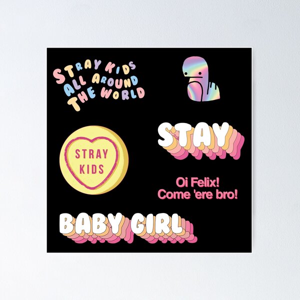 STRAY KIDS In Life Cute Pastel Themed Pack [BUY MEDIUM OR LARGER FOR  STICKER PACK] Sticker for Sale by SugarSaint