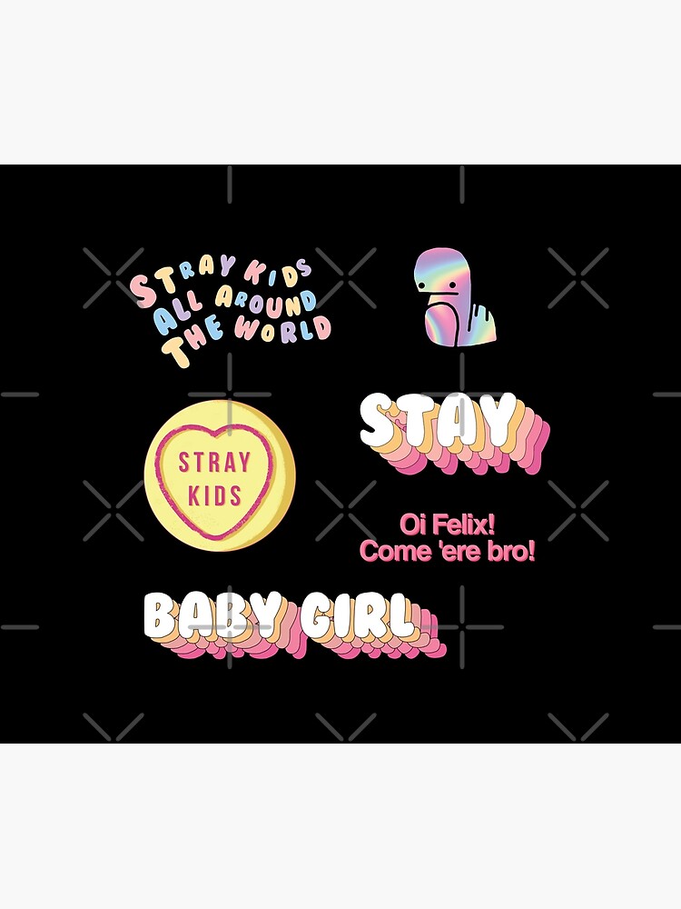 STICKER PACK - Stray Kids SKZ Quotes Funny Cute Collage Sticker