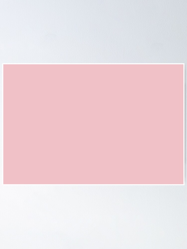 Póster «El color liso rosa pastel de ensueño combina con el adorable SW  6590 de Sherwin Williams» de SimplySolid | Redbubble