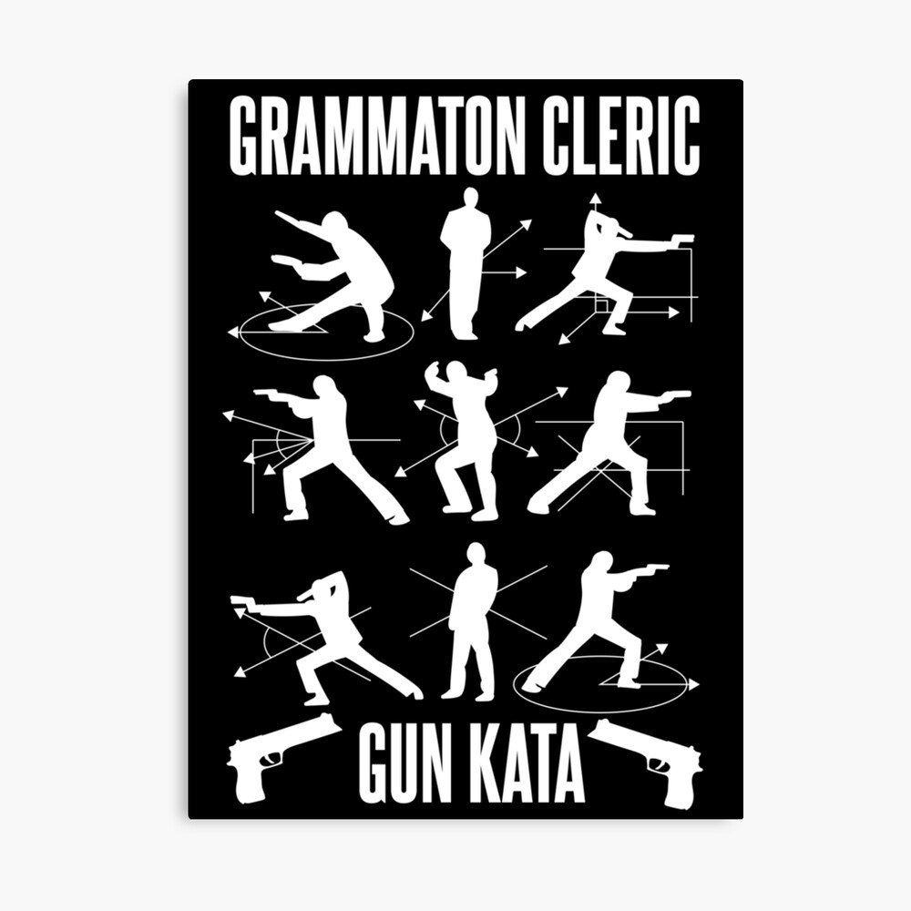 Grammaton Cleric Preston Gun Kata Essential T-Shirt for Sale by McPod