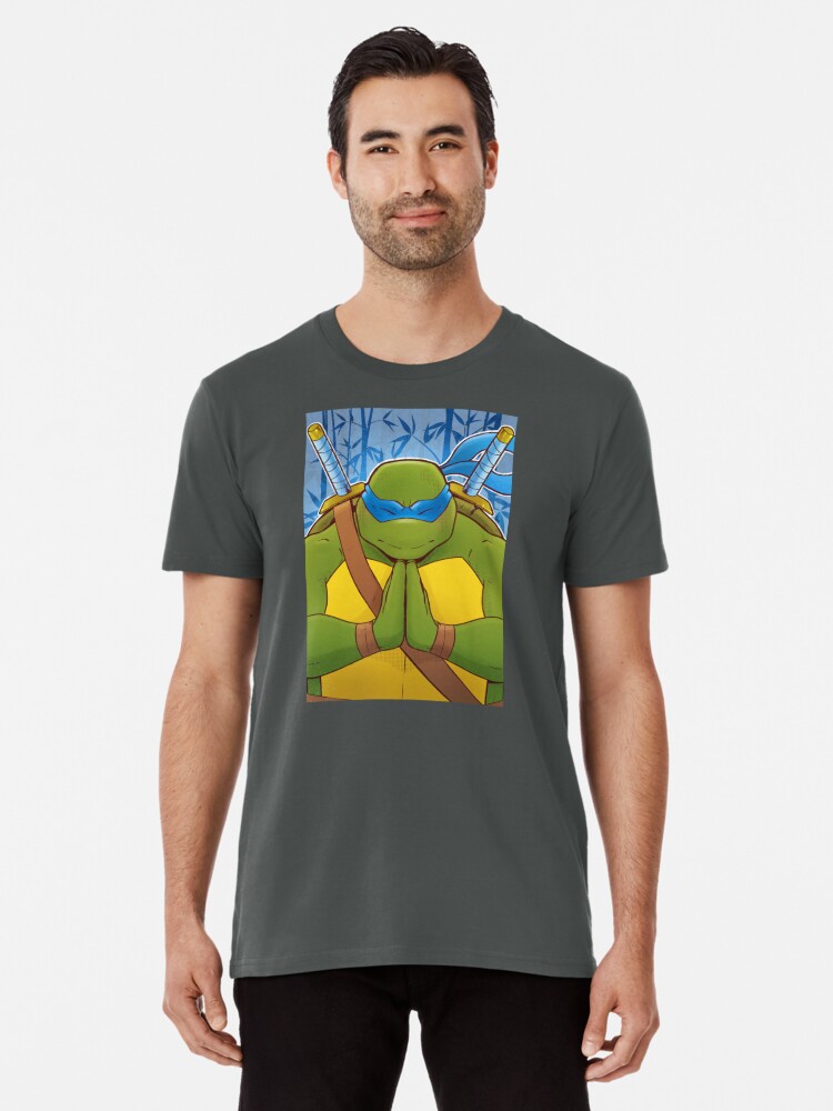 Teenage Mutant Ninja Turtles Mens TMNT Chibi Graphic Black Shirt