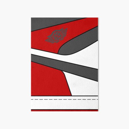 Air Jordan 1 Chicago Flaches Design Galeriedruck