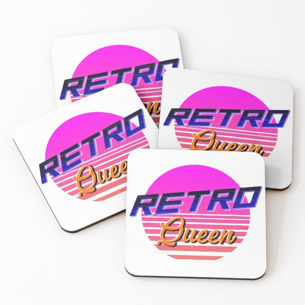 Item preview, Retro Queen Synthwave Outrun Sunset designed and sold by LauraBarnesArt.
