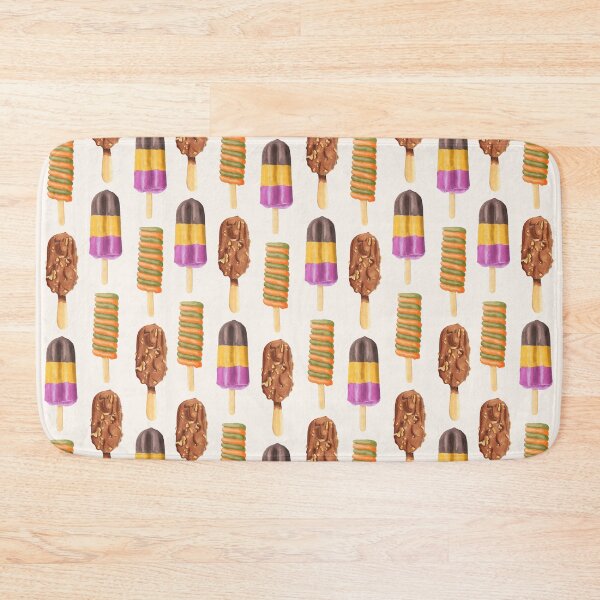 Item preview, Delicious Fruit Popsicles and Chocolate Ice cream Pattern  designed and sold by CLPDesignLab.
